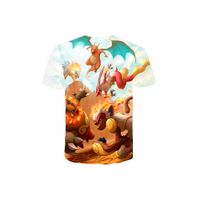 Pokemon Polo Tipo Fuego Edicion Talla L