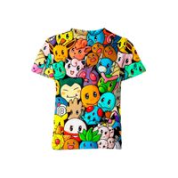 Pokemon Polo Mix Caritas Cute Talla M