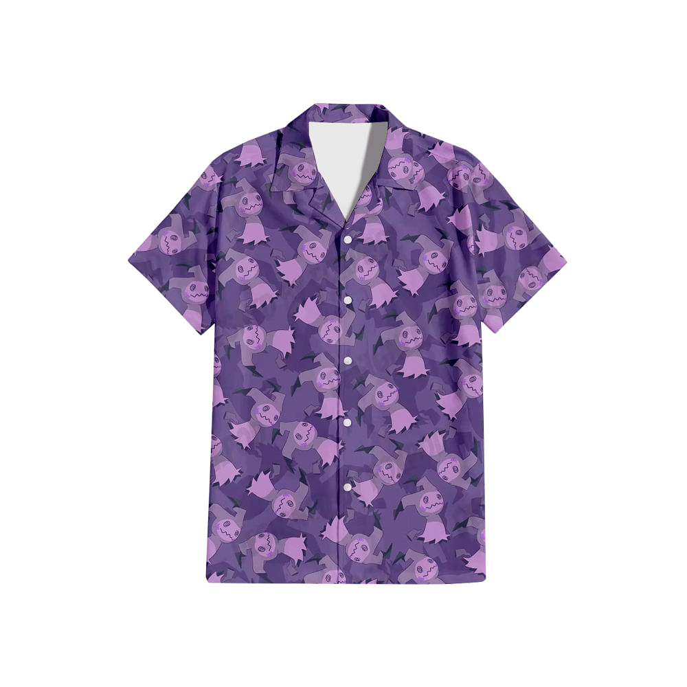 Pokemon Camisa Hawai Tipo Fanstasma Talla S