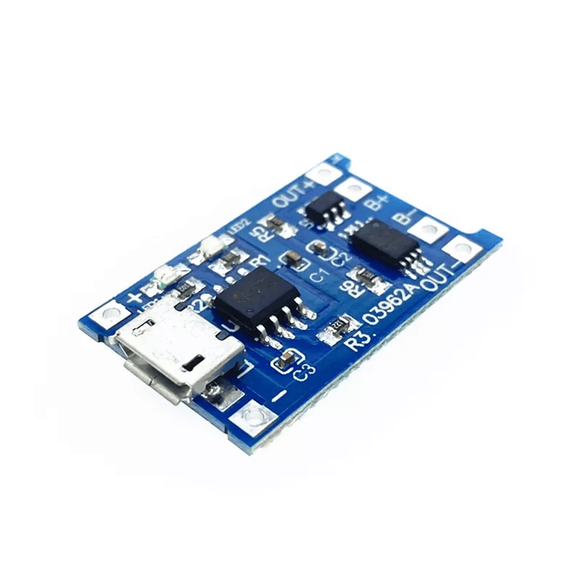 Circuito Cargador Batería Litio 18650 Micro Usb Ic Tp4056