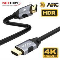 Cable HDMI 2.0 15 Metros NETCOM Ultra HD 3D 4K 60hz 2160P PVC