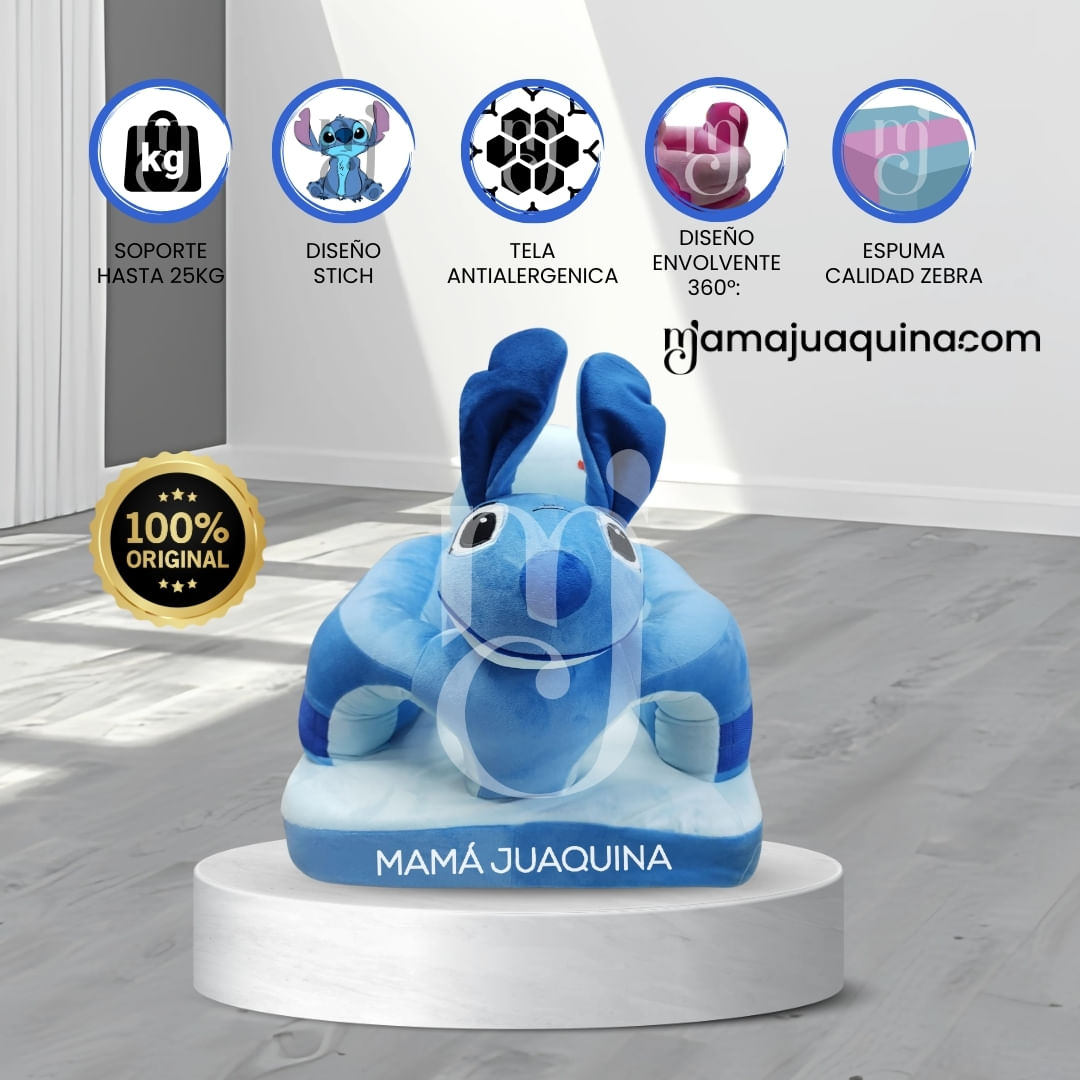 Asiento de Apoyo «PREMIUM» Stich Azul