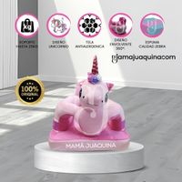 Asiento de Apoyo «ANIMAL» Unicornio Rosa