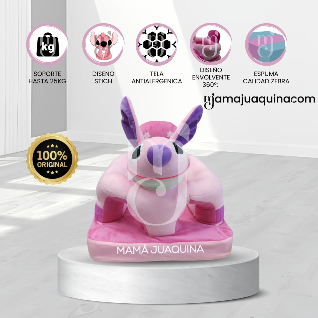 Asiento de Apoyo «PREMIUM» Stich Rosa