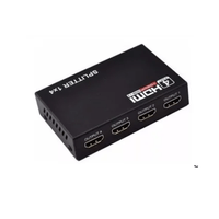 Hdmi Splitter 1x4 1.4 Full Hd 4k Multiplica Señal Conecta4tv p