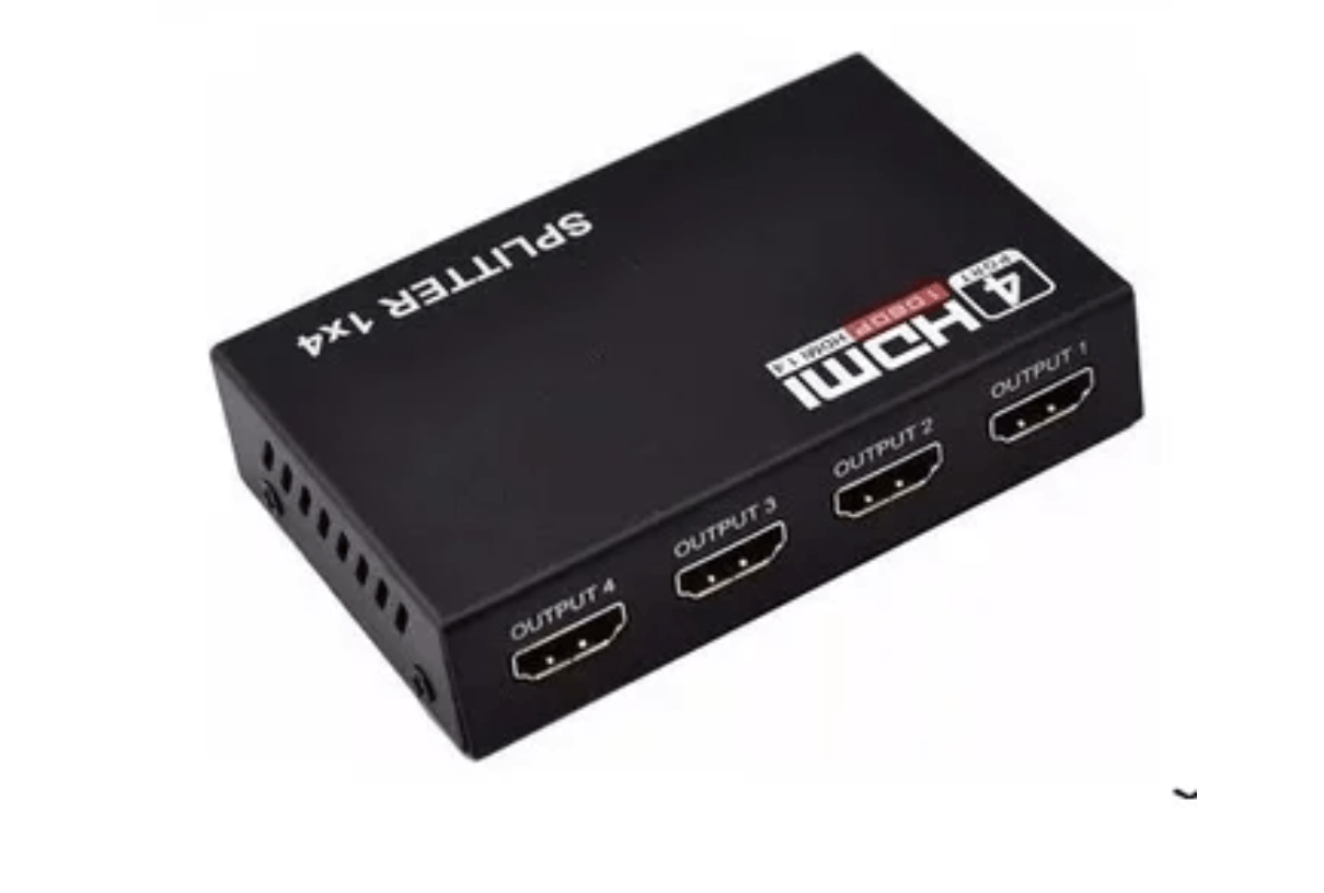 Hdmi Splitter 1x4 1.4 Full Hd 4k Multiplica Señal Conecta4tv p
