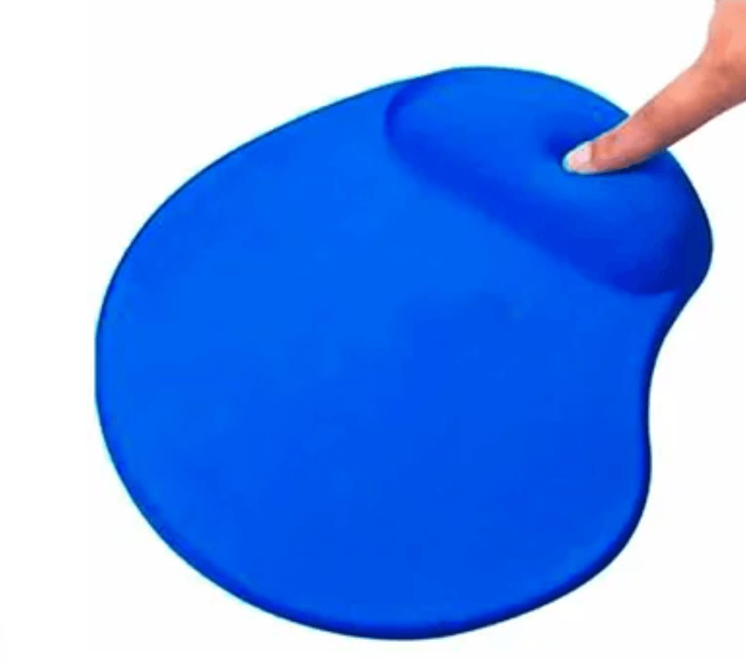 Mouse Pad Base Escritorio Con Almohadilla En Gel Alta Calidad - AZUL