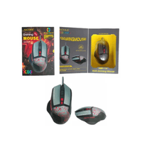 Mouse Gamer Aoas K80 Rgb Iluminacion Led 3200 Dpi Cable 1.8m