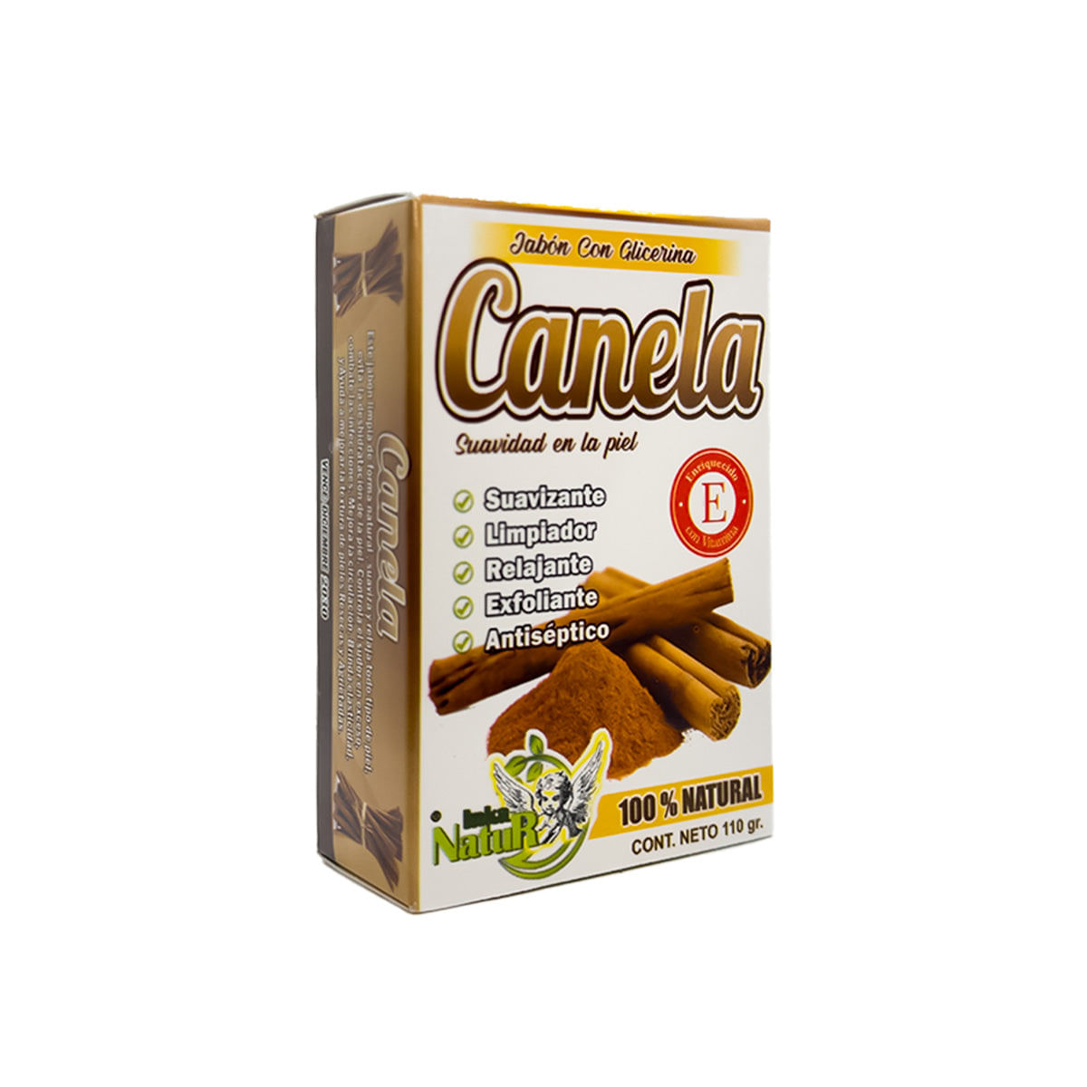Jabón Con Glicerina De Canela 110Gr