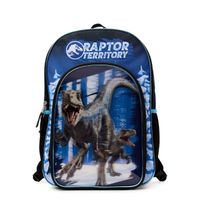 Mochila Escolar Raptor Territory de Jurassic World con compartimiento para laptop 17""