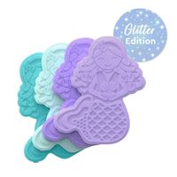 Compresa de hielo reutilizable Bentgo Buddies - Sirenita Glitter