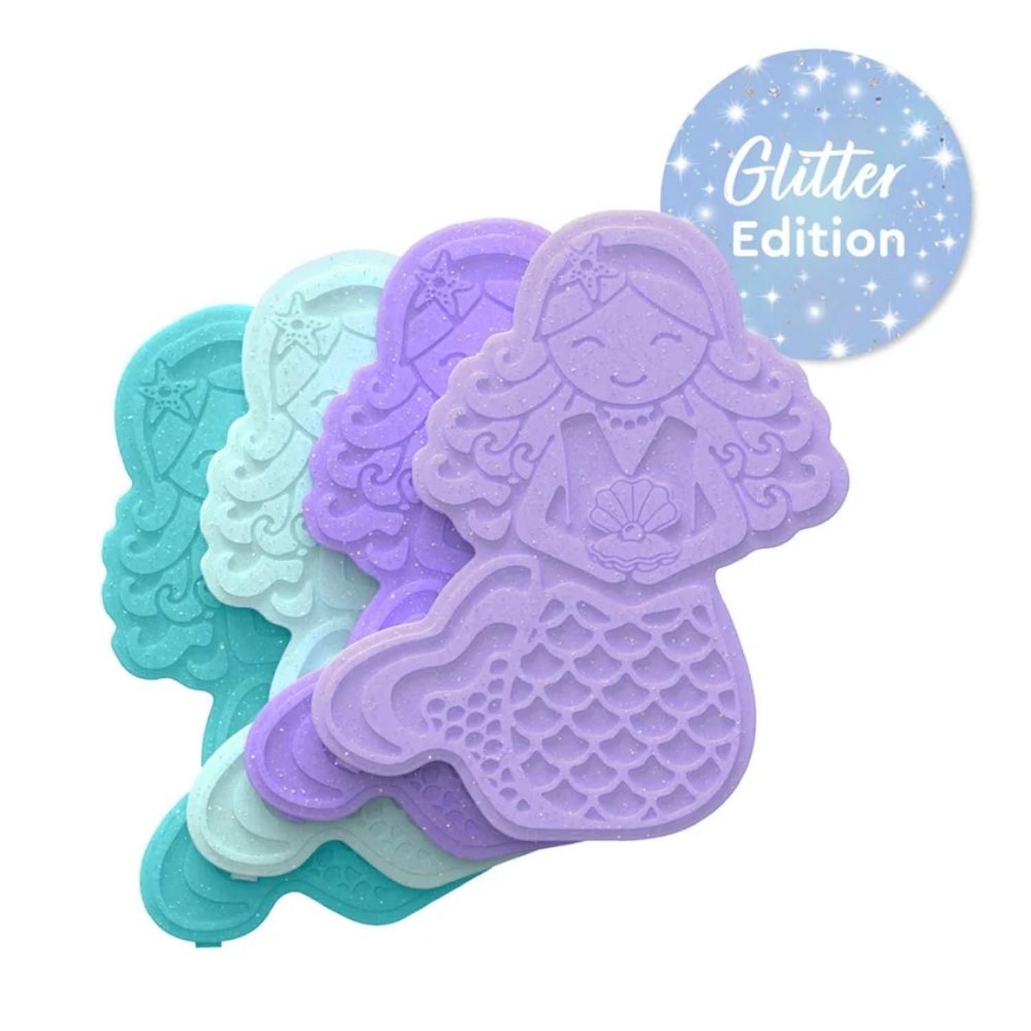 Compresa de hielo reutilizable Bentgo Buddies - Sirenita Glitter