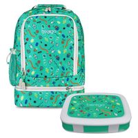 Set Mochila 2 en 1 y Lonchera Bentgo Kids - Bugs