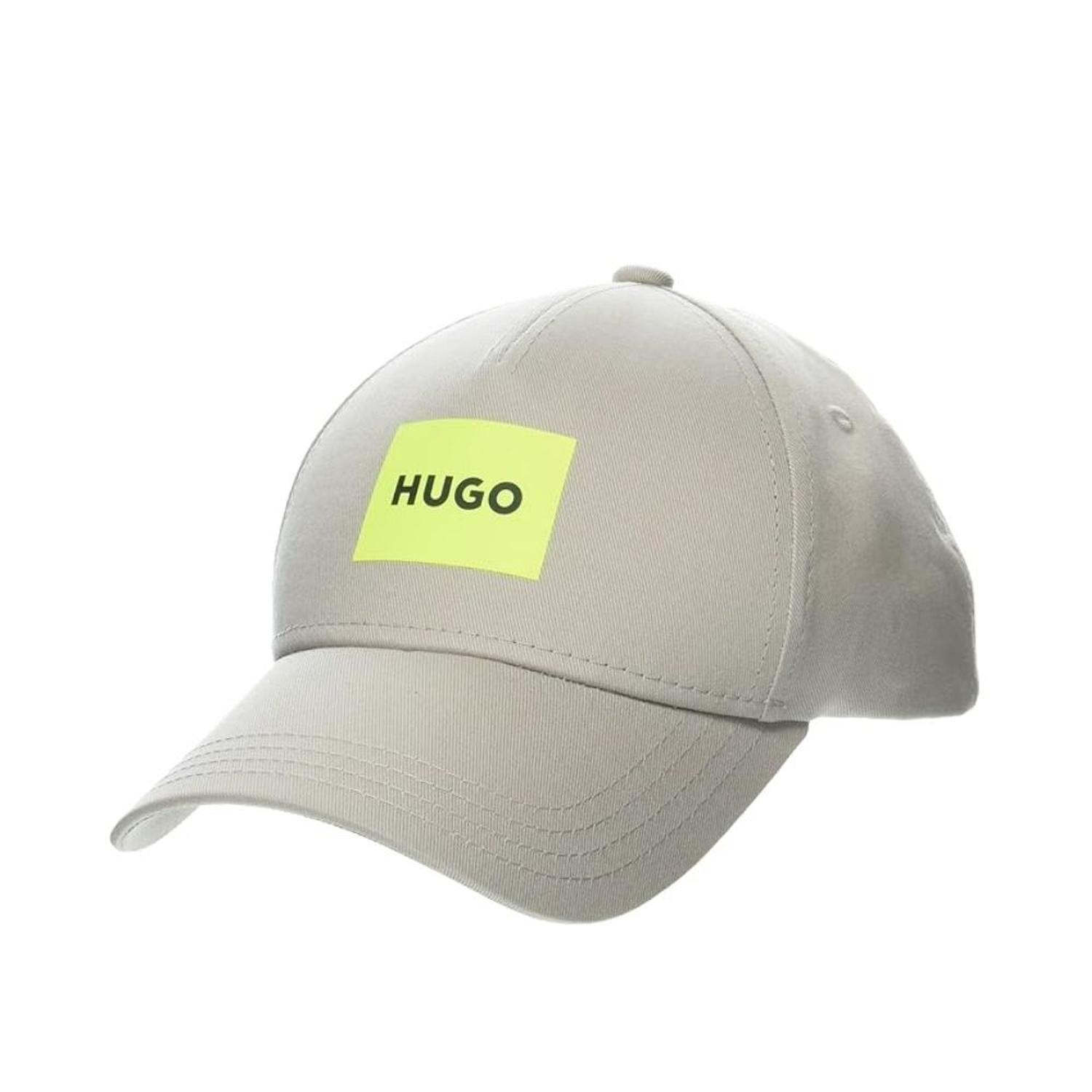 Gorra de algodon HUGO logotipo - Beige