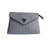 Neceser o Cartera de Mano Guess Monogram - Gris