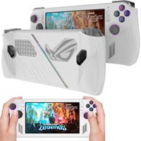 CASE FUNDA PROTECTORA SILICONA ASUS ROG ALLY 2023 COLOR BLANCO