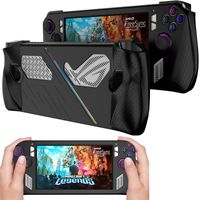CASE FUNDA PROTECTORA SILICONA ASUS ROG ALLY 2023 COLOR NEGRO