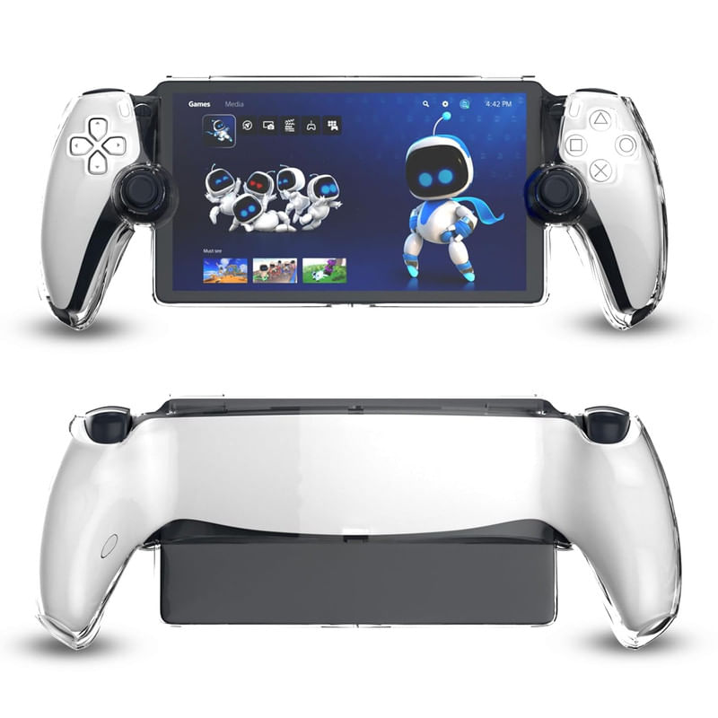 CASE FUNDA PROTECTORA TPU RÍGIDO TRANSPARENTE PLAYSTATION PS5 PORTAL