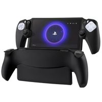 CASE FUNDA PROTECTORA SILICONA COLOR NEGRO PLAYSTATION PS5 PORTAL