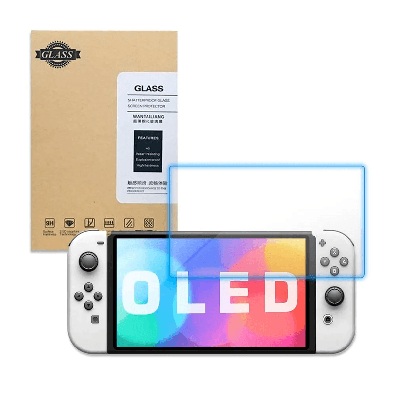 PROTECTOR DE PANTALLA MICA VIDRIO TEMPLADO NINTENDO SWITCH OLED