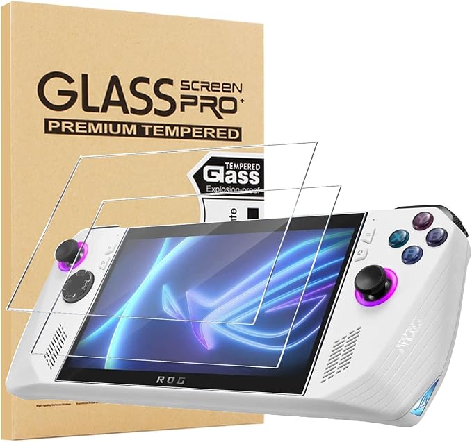 PROTECTOR DE PANTALLA MICA VIDRIO TEMPLADO ASUS ROG ALLY 2023 X 2 UNIDADES