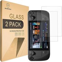 PROTECTOR PANTALLA MICA DE VIDRIO TEMPLADO STEAM DECK OLED 2023 X 2 UNIDADES
