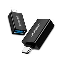 Adaptador Hembra UGREEN USB-C a USB 3.0 A (Black) US173
