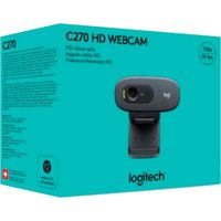 Webcam Logitech C270 / 720P / HD USB Plug and Play