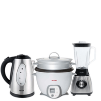 Pack Hogar Sazón Completa- Olla Arrocera + Licuadora+ Hervidor