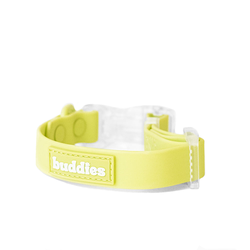 Collar Para Perros Ajustable Verde Talla S Repele agua y suciedad