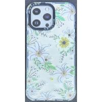 Case Mikalen para Iphone 15 Flores Verde