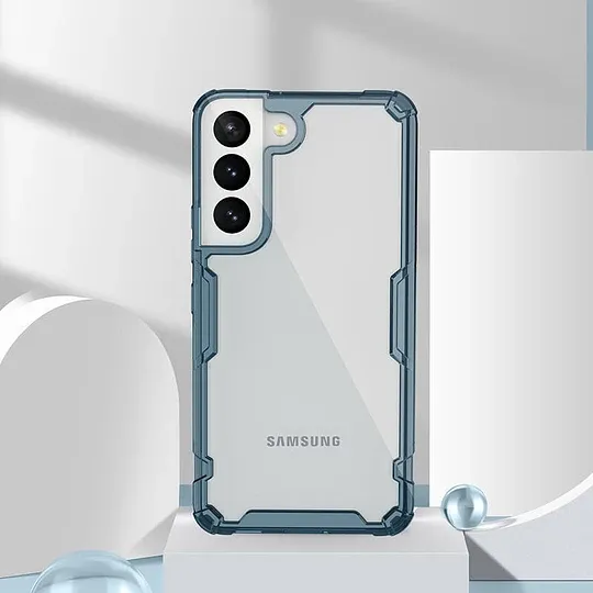 Case Nillkin Nature TPU Pro para Samsung S22 Plus Azul