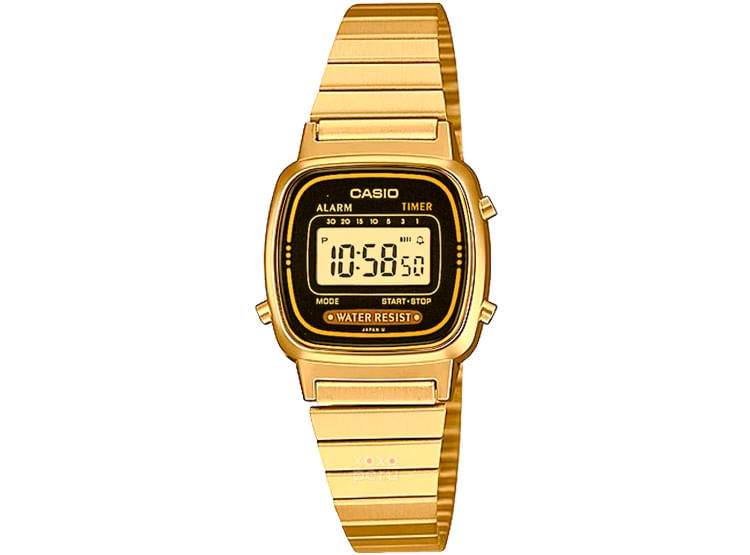 Reloj Dorado de Mujer Casio Retro LA670WGA-1DF