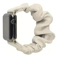 Correa Coquette Carmin para Applewatch 42-44-45-49mm Blanco