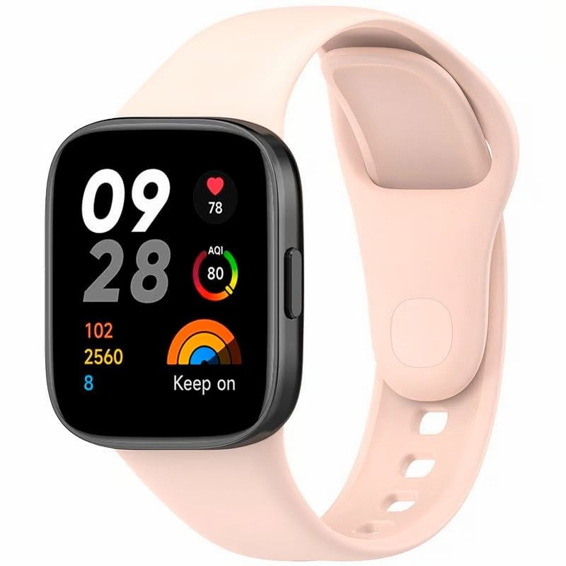 Correa Silicona para REDMI WATCH 3 Rosado