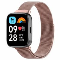 Correa Milanese Iman Para Redmi Watch 3 Rosa