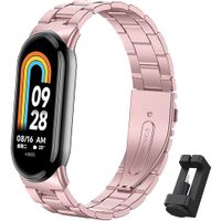 Correa eslabones para Mi Band 7 Rosado
