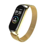 Correa Milanese Imantada para Mi band 4 Dorado