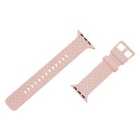 CORREA DE SILICONA LABRADA PARA WATCH 42-44-45-49 MM ROSADO