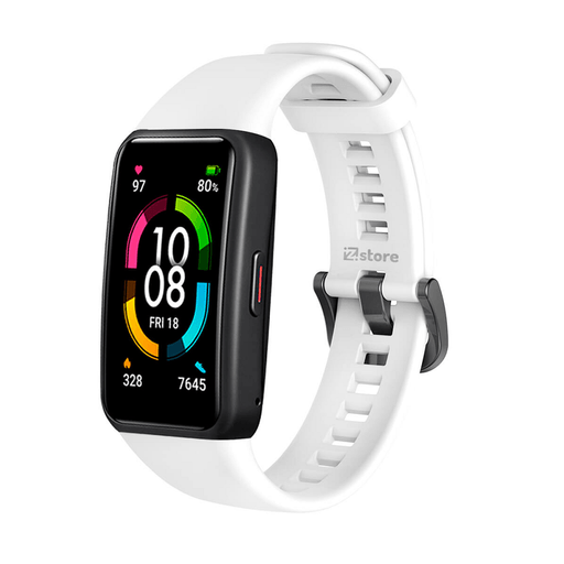 Correa de silicona completa para HONOR BAND 6/7 Blanco
