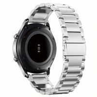 CORREA DE ESLABONES ACERO INOX PARA SMARTWATCH 20MM PLATA