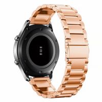 CORREA DE ESLABONES ACERO INOX PARA SMARTWATCH 20MM ORO ROSA