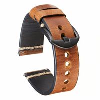 Correa de cuero para Huawei Watch fit 2 marron