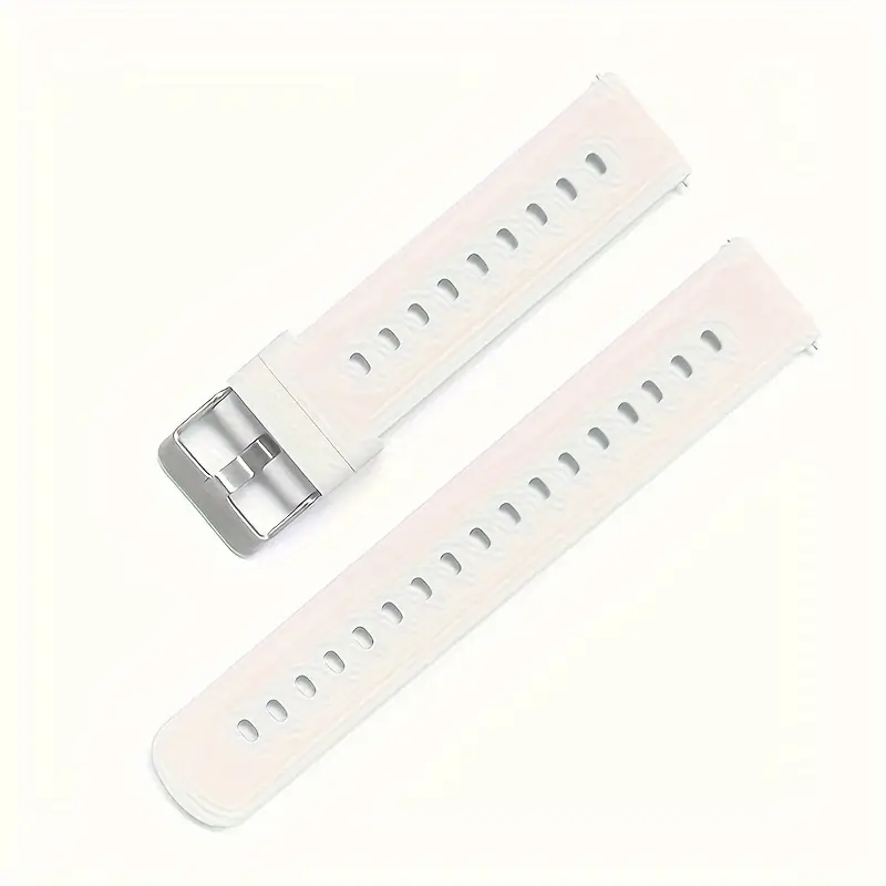 CORREA DE SILICONA PARA SMARTWATCH 18MM BLANCO