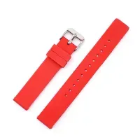 CORREA DE SILICONA PARA SMARTWATCH 18MM ROJO