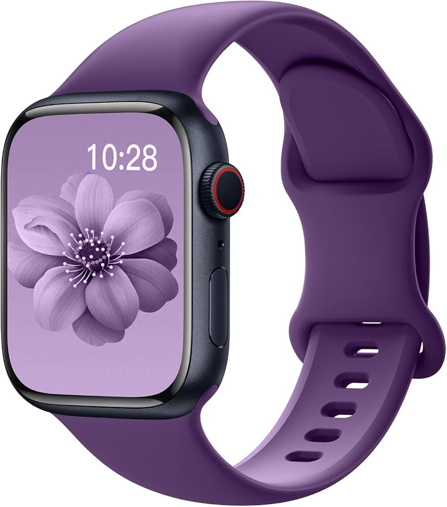 CORREA DE SILICONA PARA APPLE WATCH 42-44-45-49 MM MORADO