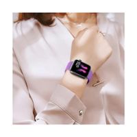 CORREA DE SILICONA PARA APPLE WATCH 42-44-45-49 MM MORADO PASTEL