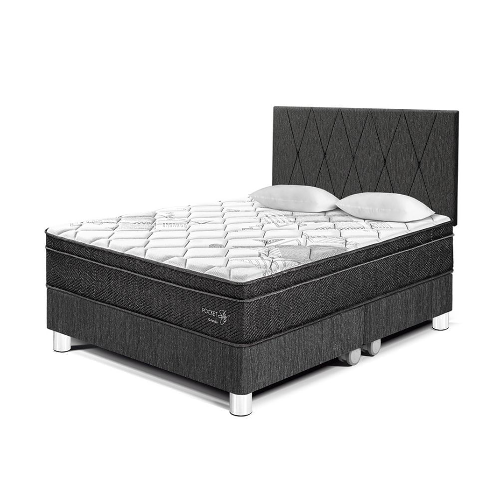 Dormitorio Pocket Star C/loft King Charcoal Paraiso