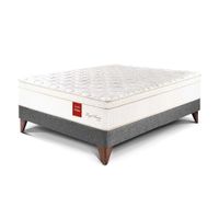 Cama Europea Royal Prince 2 plazas Gris Paraiso