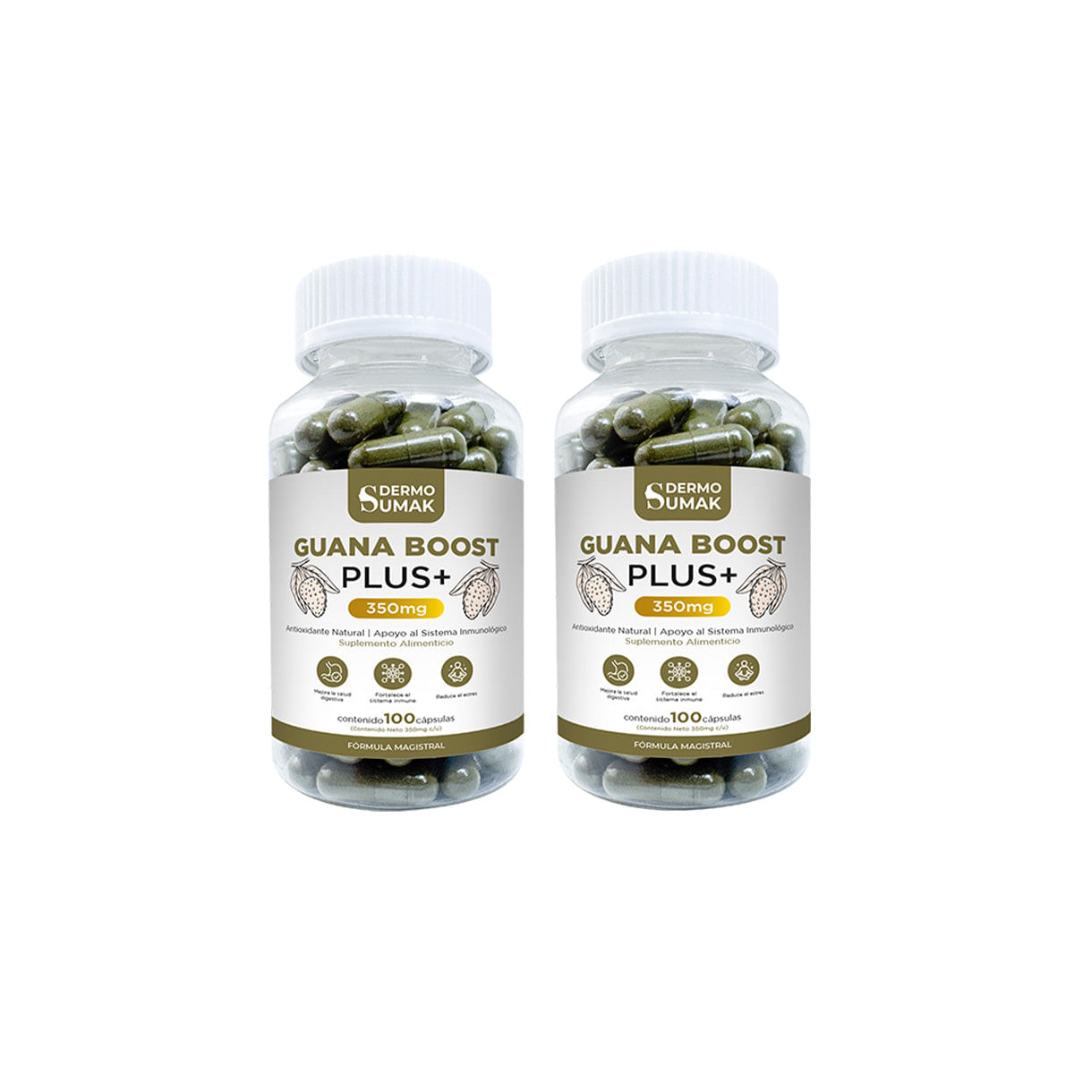 Guana Boost Plus+ 100 Capsulas Dermo Sumak 2 und